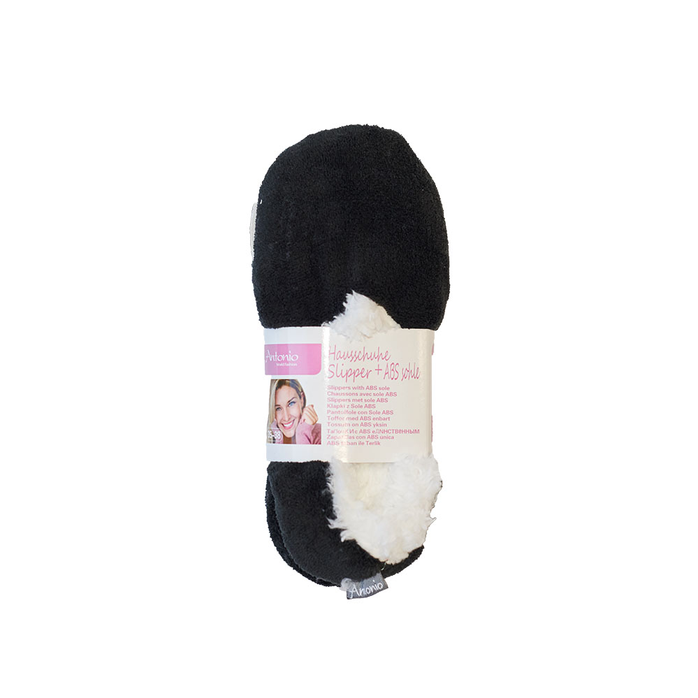 Women home slippers, Black 35-38